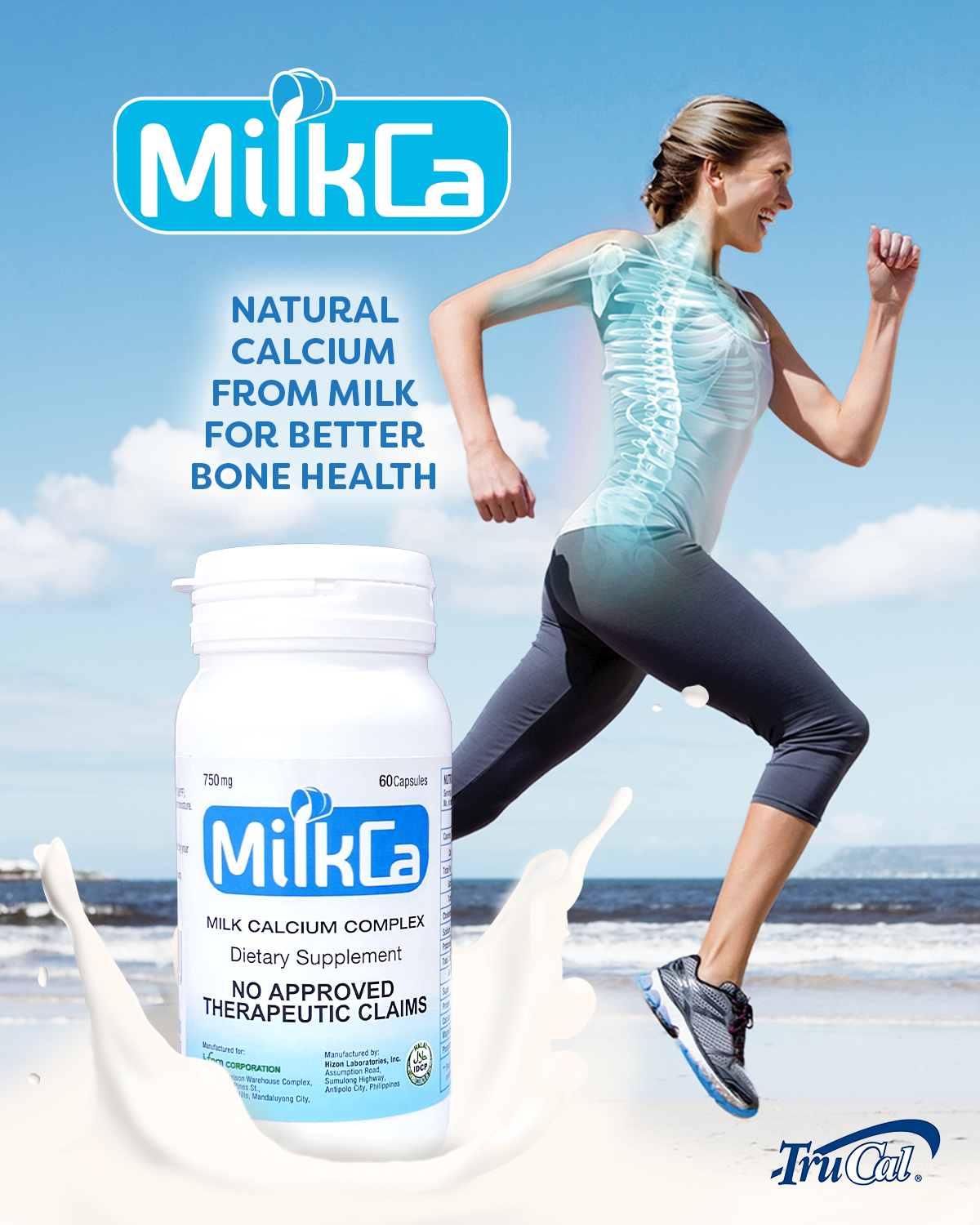 MilkCa – Milk Calcium Complex Supplement (750 mg)