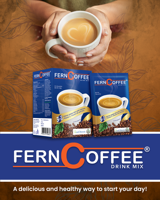 Fern Coffee – 3-in-1 Vitamin-Infused Coffee Mix