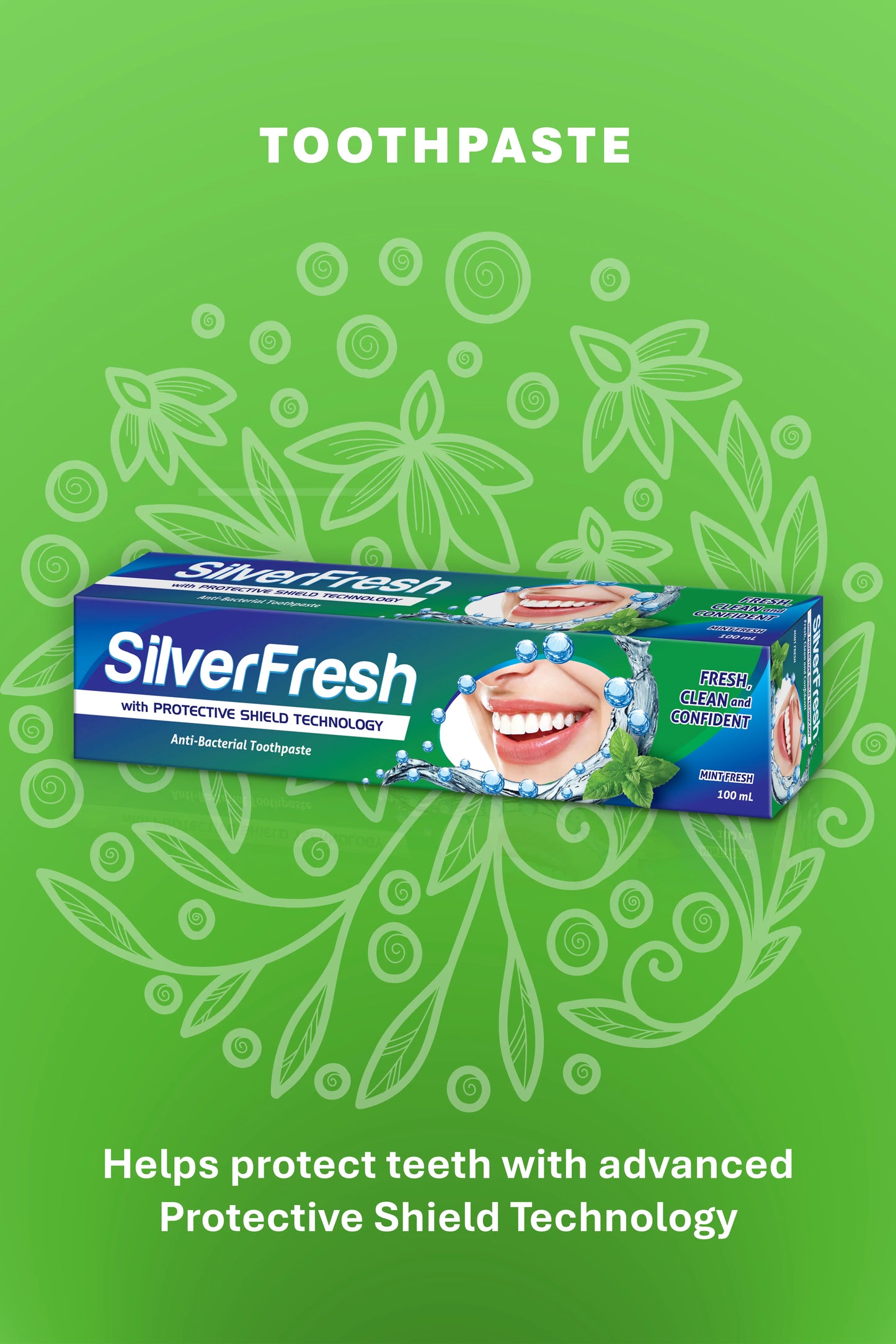 SilverFresh – Antibacterial Toothpaste with Silver Ion Technology