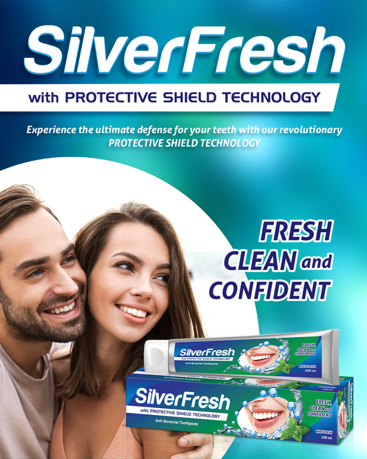 SilverFresh – Antibacterial Toothpaste with Silver Ion Technology